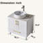 Meuble-lavabo simple autoportant moderne 30 po avec vasque ronde en céramique Mathurn-1614525813