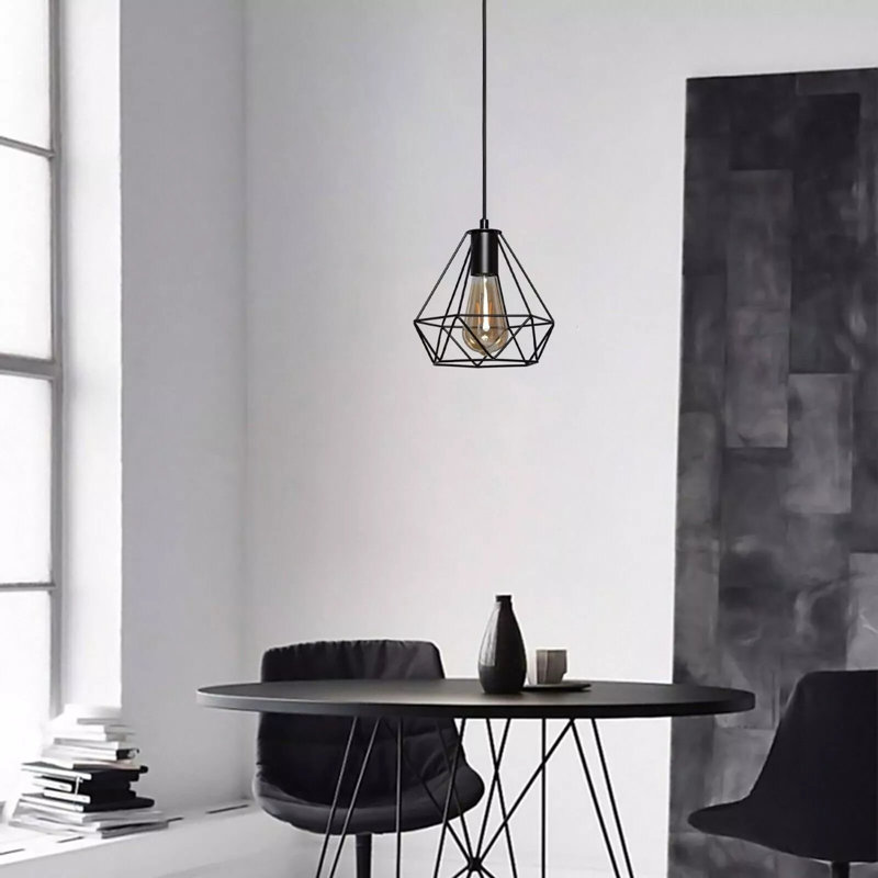 Seawright 1 - Light Geometric Pendant, Black