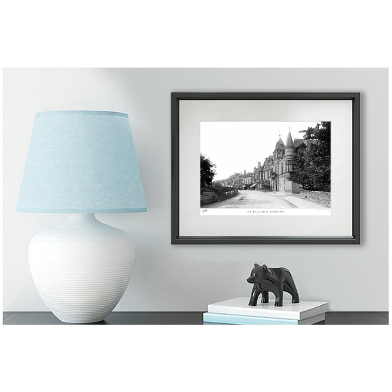 Matlock, Dale Road 1892 - Single Picture Frame Print, 60cm H x 80cm W x 2.3cm D
