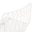 Chaise d'appoint en métal Samir