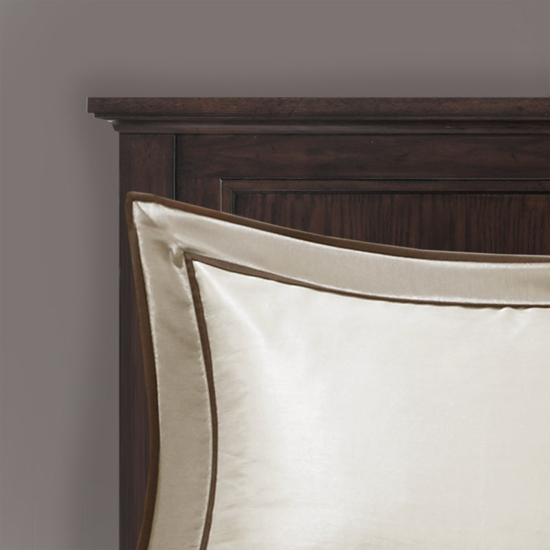King Taupe and Brown Microfiber 7-Piece Comforter Set