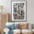 Black Floater Framed