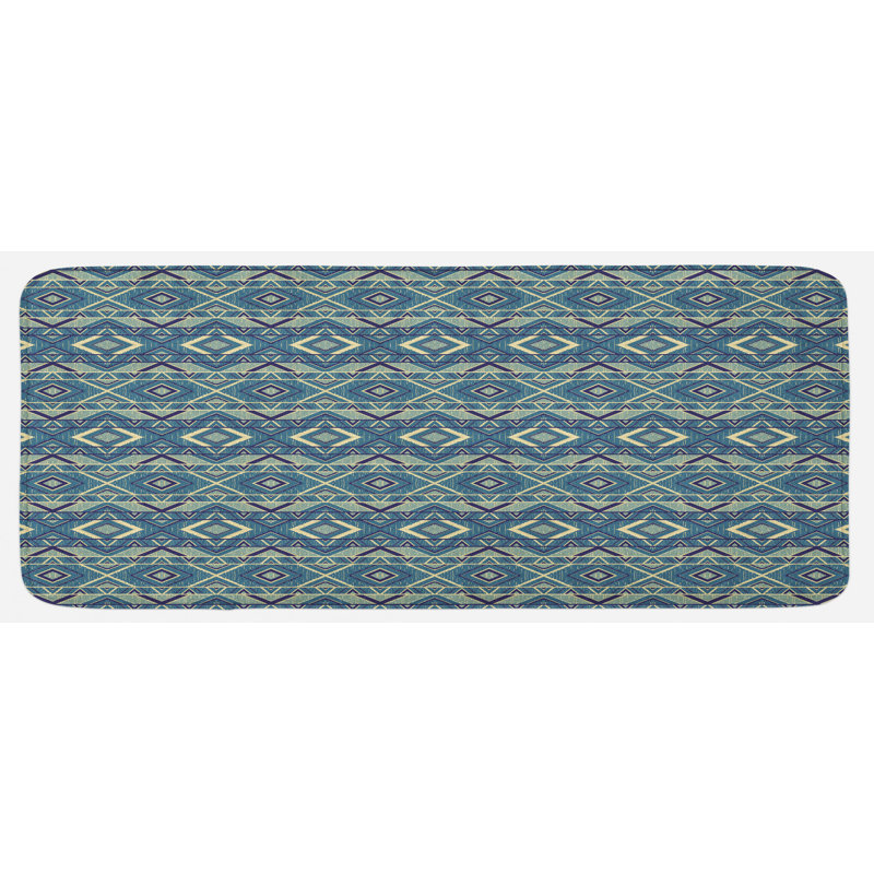 Rustic Polyester Kitchen Mat