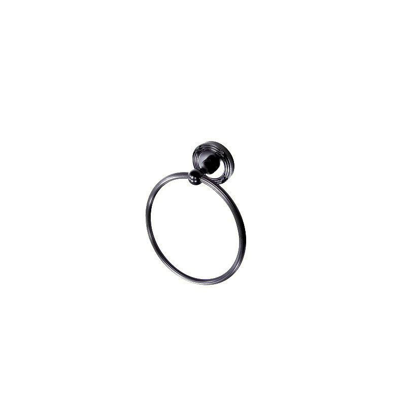 Georgian Wall Mounted Towel Ring, Oil Rubbed Bronze