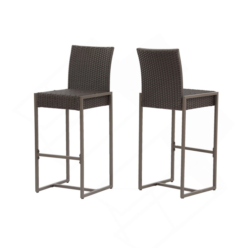 Tabouret de bar 30 po Fulghum, Marron foncé, Brun foncé, 2