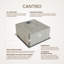 Cantrio KSS-1920-0 Évier de cuisine simple sous plan en acier inoxydable 304 calibre 18 de 19 po
