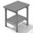 Rocking Outdoor Adirondack Chair With Table-363943026