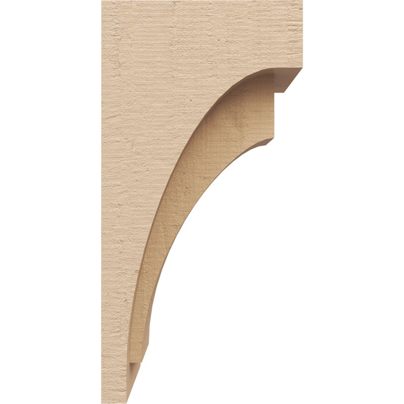 Bois de cèdre brut RiveraThane Corbel, apprêté brun clair Rivera, H 10 po x l 5 po x P 5 po