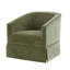 Fauteuil demi-tonneau pivotant en polyester de 30,5 po de largeur Delaplaine-1487078987