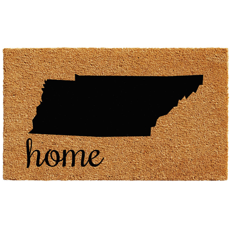 Tapis de porte d’extérieur antidérapant tennessee, Rectangle 2 pi x 3 pi
