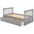 Twin Over Bunk Bed With Drawers - Gray Sleeping Solution Drawers, Solid Construction, Versatile Use