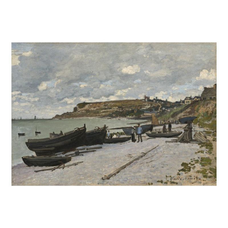 «Sainte-Adresse» par Claude Monet - Estampe numérique, H 16 po x l 20 po