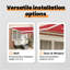 Ebern Designs Polyester Cover Retractable Patio Awning-1583749076-1583749086
