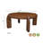 Mason Mod Circular, Solid Wood Coffee Table