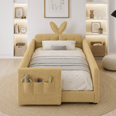 Lit simple tapissier Cozy Modern