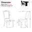 Chaise de salle à manger rembourrée Shiketa-747738985
