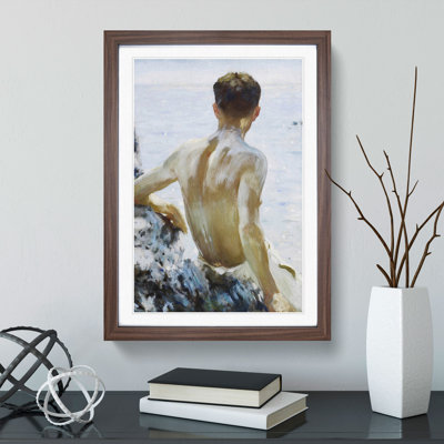Beach Study by Henry Scott Tuke - Picture Frame Painting