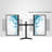 2 Screens Desk Mount