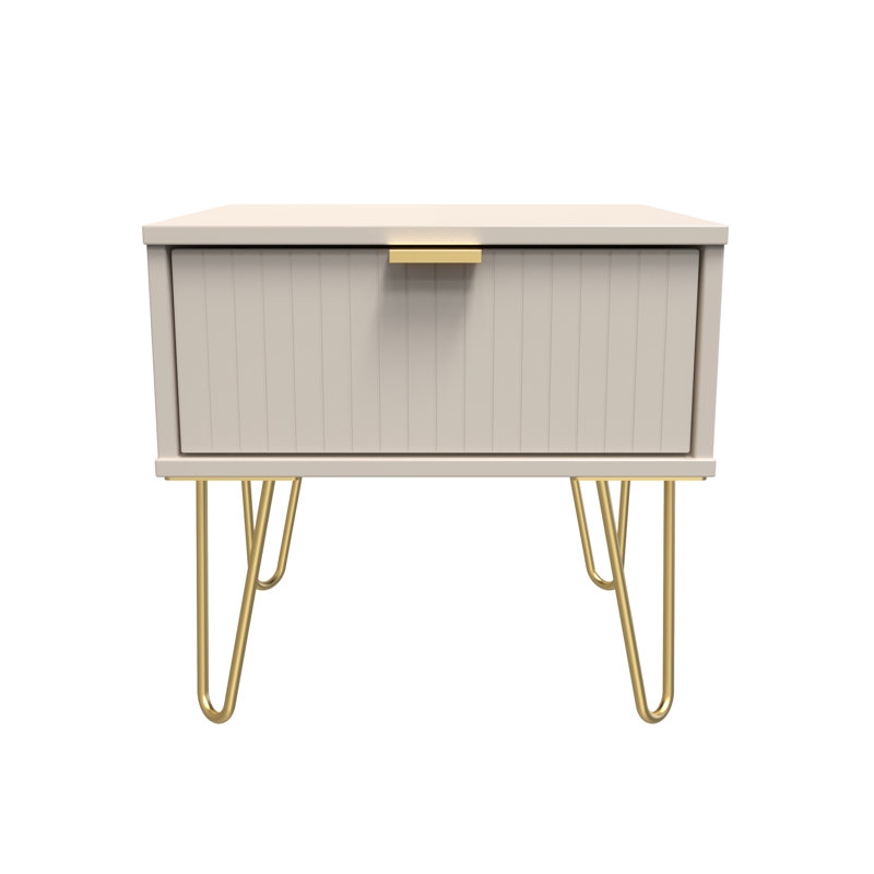 Beranda 45cm W Manufactured Wood Bedside Table, Kashmir Matt