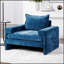Fauteuil en chenille avec accoudoirs larges, coussin épais et dossier ergonomique pour un confort et un style ultimes-1999396005