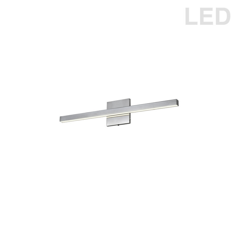 Tedder Dimmable LED Vanity Light, Polished Chrome