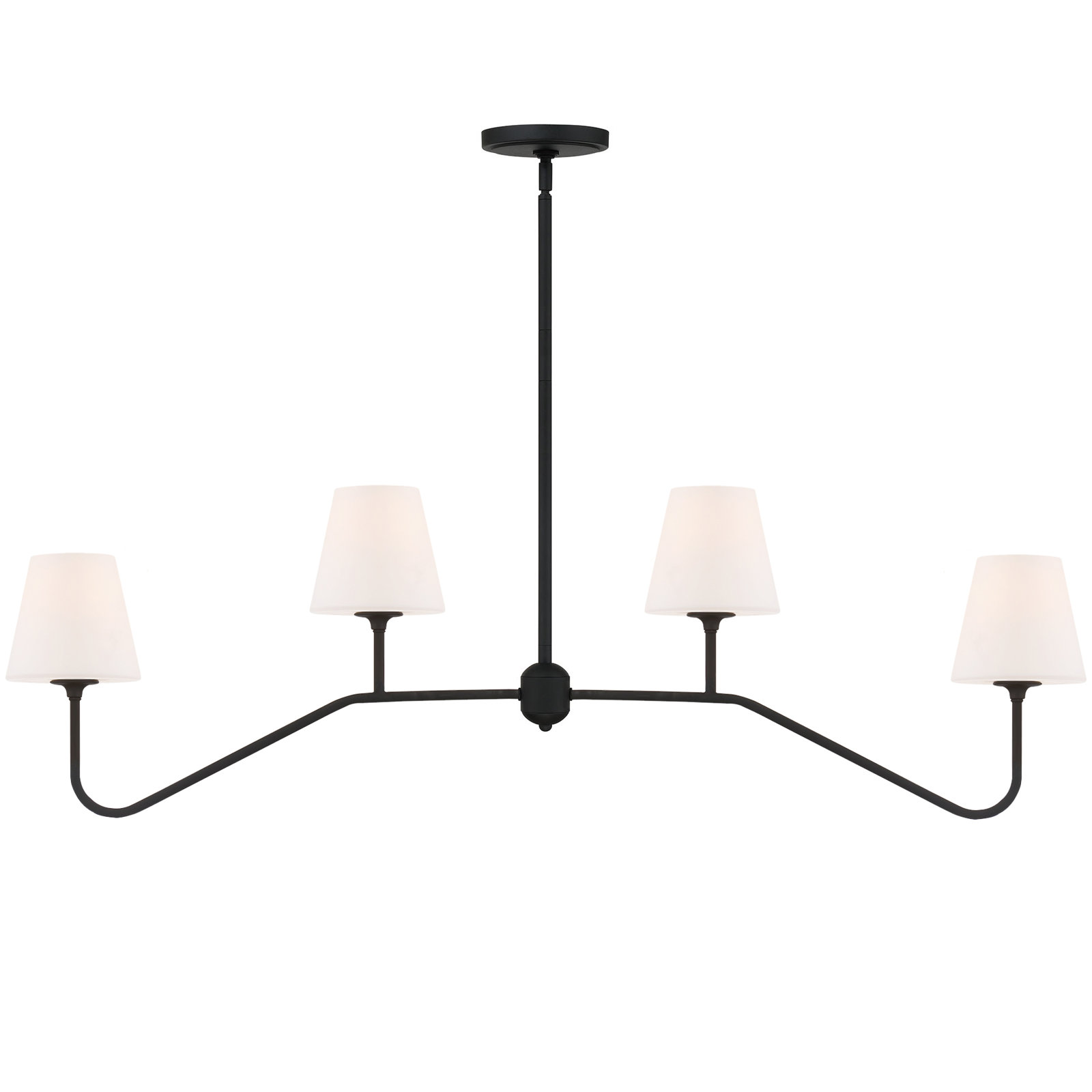 Lane 4-Light Chandelier, Black