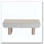 Table basse avec plateau en bois gris-1658366194