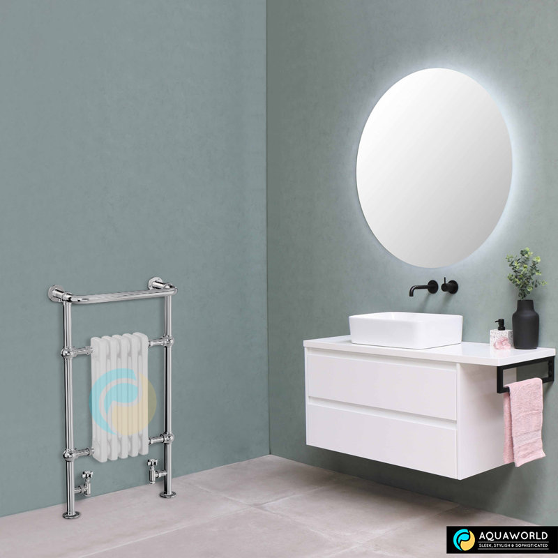 Jeann Traditional Towel Rail Heated Towel Rails, White