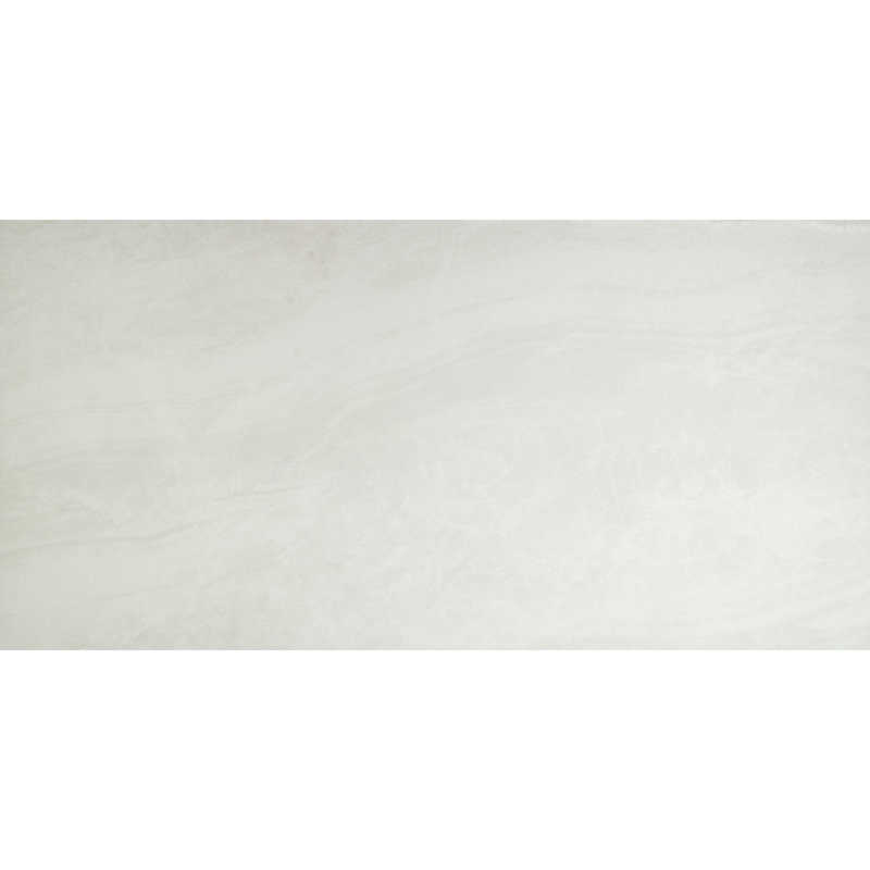 Chiara Ivoria 12 in. x 24 in. Matte Porcelain Stone Look Floor and Wall Tile