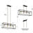Mariello 4-Light Matte Black Farmhouse Kitchen Island Linear Pendant-1247335889