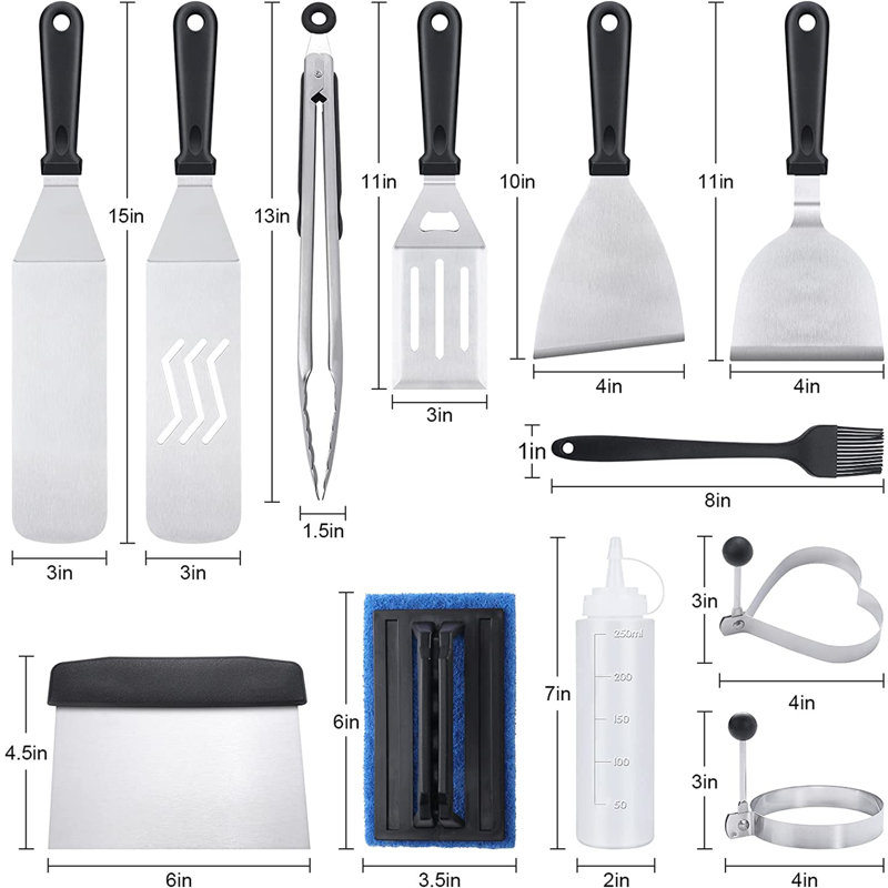 Ensemble d'outils de camping pour barbecue
