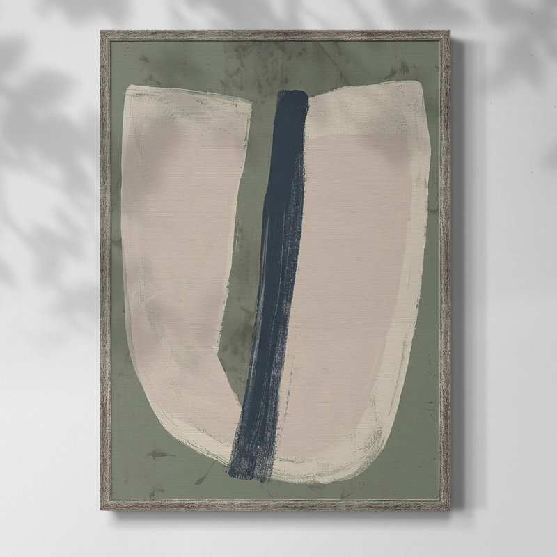 Papier découpé encadré III - bois massif, H 11 po x l 9 po