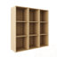 Armoire de rangement murale avec tablettes ouvertes-1773571567