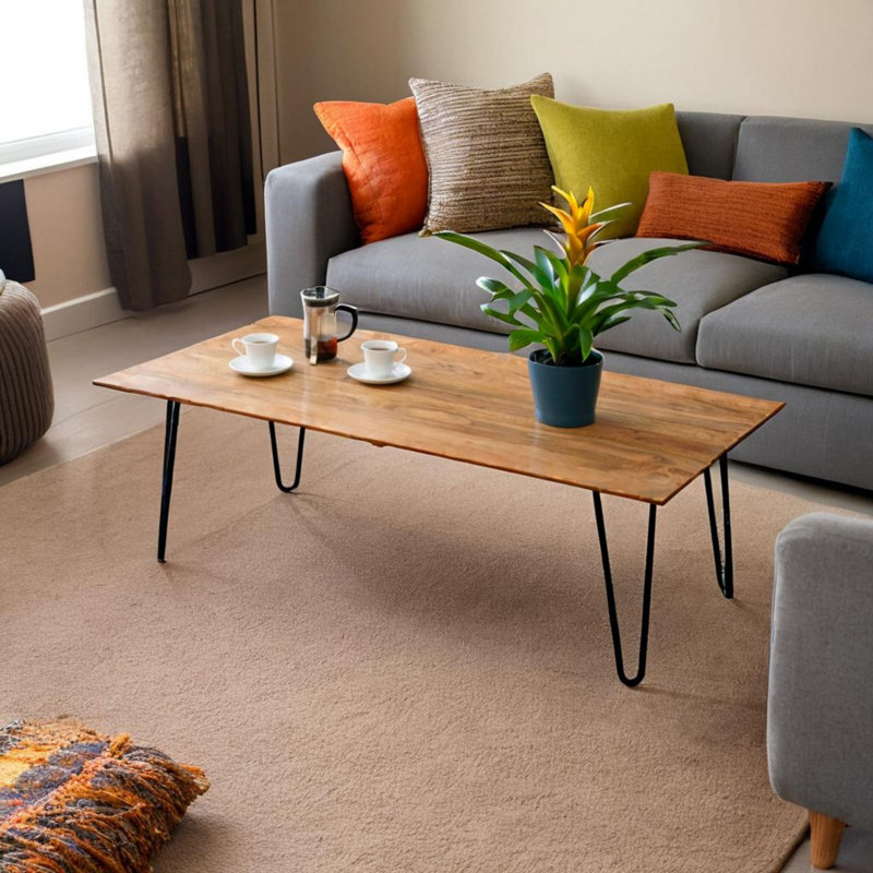 Palomino Solid Wood Four Leg Coffee Table