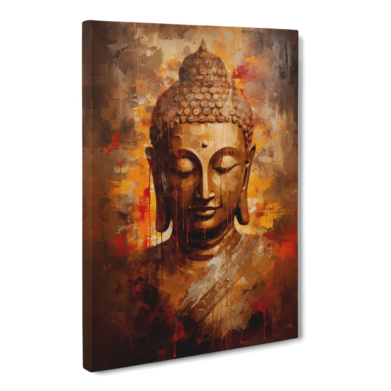 Buddha Abstract - Print, 76cm H x 50cm W x 3cm D