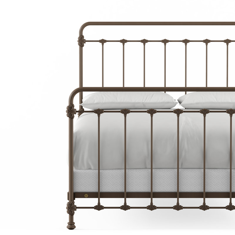 160 Picket Fence Bed | Complete Standard, California King, Bronze