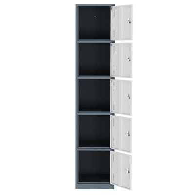 Metal Single Storage Cabinet ( 70.98'' H x 14.96'' W x 17'' D)