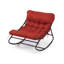 Outdoor Rocker Chair with Cushions-1962469720