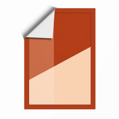 Geometric Stillness Minimalist - Framed Print