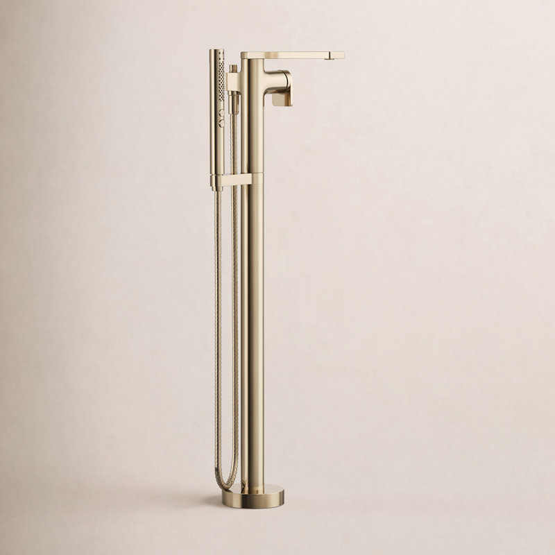 Composed Freestanding Bath Faucet, Vibrant French Gold