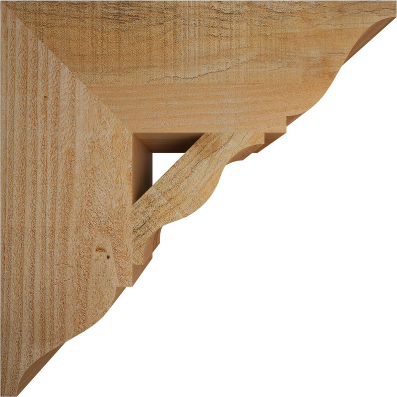 Support traditionnel Funston, H 18 po x l 6 po x P 18 po, Douglas, Scié brut