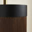 Meuble-lavabo cylindrique autoportant 16 po avec lavabo rond à surface solide, bois massif scandinave moderne-130829829-130829831-130829833