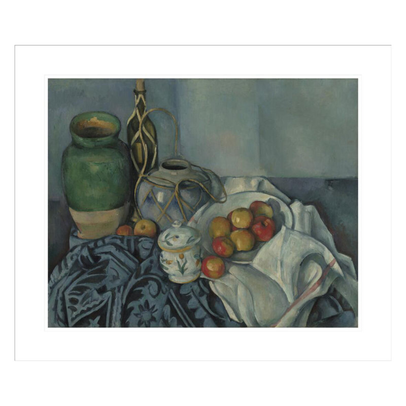 «Still Life with Apples» par Paul Cézanne, impression giclée encadrée, H 23,5 po x l 27,67 po