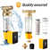iSpring WSP50ARB Spin Down Sediment Water Filter, Reusable with Touch-Screen Auto Flushing Module and Built-in Housing Scraper, Brass Top Clear Housing, 50 Microns