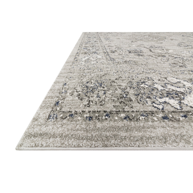 Tapis gris / colombe Robson, Tapis de couloir 2 pi 7 po x 8 pi