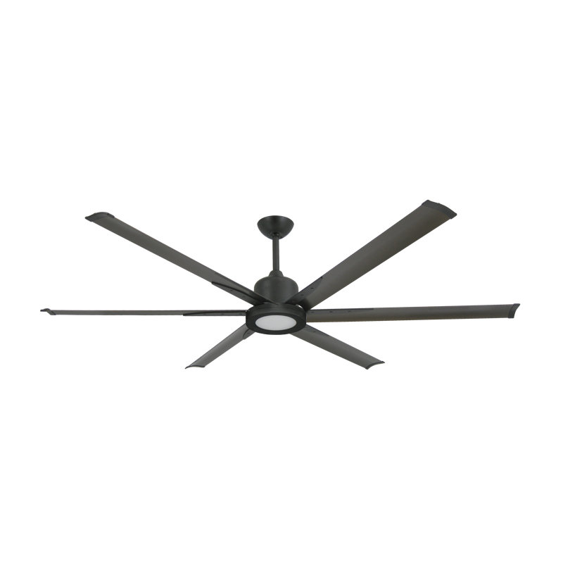 Kayeleigh II Ceiling Fan And LED Light With Remote Control, 72" Wide, Oil Rubbed Bronze
