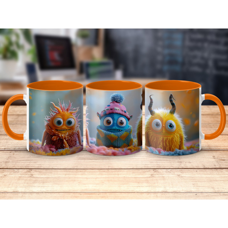 Ceramic Coffee Mug, Orange
