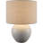 Ceramic Table Lamp with Linen Drum Shade-689099635