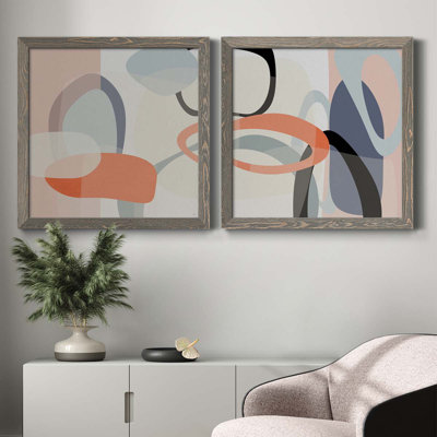 «Floating on Silk I», ensemble de 2 impressions sur toile