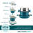 Rachael Ray Create Delicious Stackable Nonstick Cookware Induction Pots and Pans Set, 8 Piece-39895766